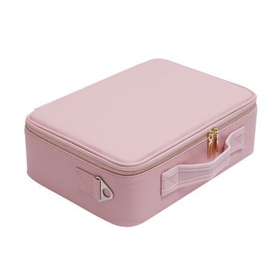 Do you want to have a vanity box with mirrors and adjustable lights? Note that this makeup train case is made of PU material, which is waterproof, easy to care for, and can be used for a long time. The careful design can meet your different makeup needs, bring you a more real makeup experience, and is easy to carry. It is a necessarily good thing for daily life and business trip. Storage Ideas, Design, Dressing Table, Pink, Vanity Box, Plastic Organizer, Jewelry Tray Organizer, Acrylic Organizer Makeup, Storage