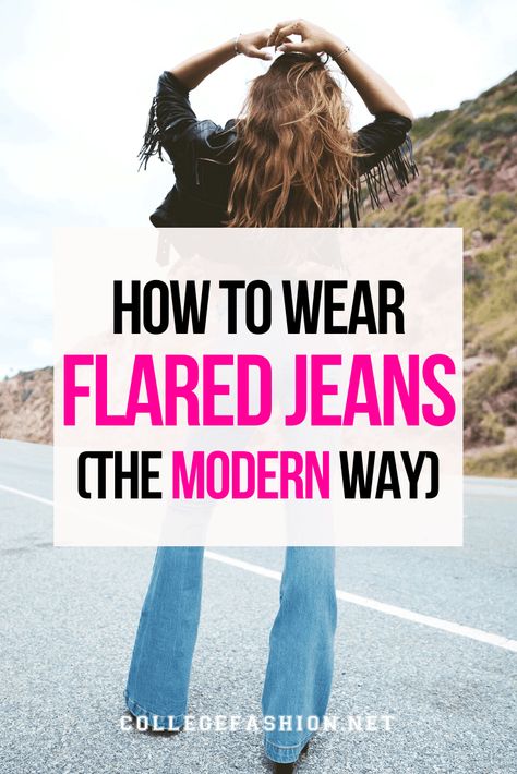 Jeans, Boho, Trousers, Wardrobes, Dressing, Camping, Inspiration, How To Style Flare Jeans, How To Style Flared Pants