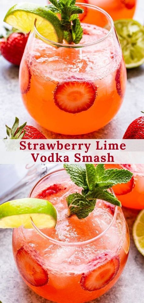 Vodka, Tart, Vodka Soda, Summer Cocktails, Perfect Vodka, Vodka Cocktails, Strawberry Lime, Lemonade, Lemonade Stand