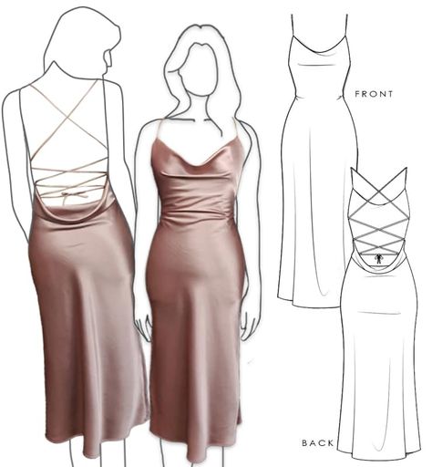 Couture, Dress Sewing Patterns, Sewing Dresses, Dress Making Patterns, Dress Sewing Patterns Free, Dress Sewing, Slip Dress Pattern, Wrap Dress Pattern, Maxi Dress Sewing Pattern