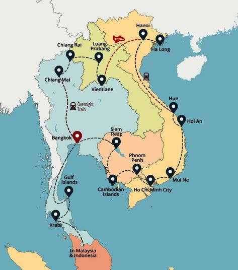 Asia Travel, Vietnam, Trips, Thailand, Backpacking, Wanderlust, Indonesia, South East Asia Backpacking, South East Asia Map