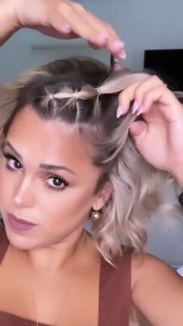 Bobs, Easy Messy Hairstyles, Braided Hairstyles For Short Hair, Easy Hairstyles For Short Hair, Braids For Short Hair, Easy Hair Dos, Short Hair Braids Tutorial, Cute Hairstyles For Short Hair, Hairstyles For Medium Length Hair Easy