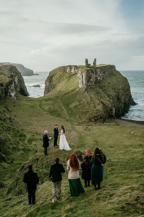 Castle Wedding Ireland, Destination Wedding Ireland, Ireland Wedding, Destination Wedding Locations, Scottish Wedding Dresses, Castle Wedding, Irish Wedding, Scotland Wedding, Scottish Elopement