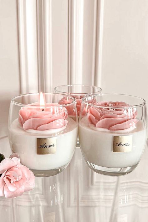 Romantic Candles Diy, Gatsby, Yemek, Deko, Bougie, Family, Perfect Gift, Cute Candles, French Lilac