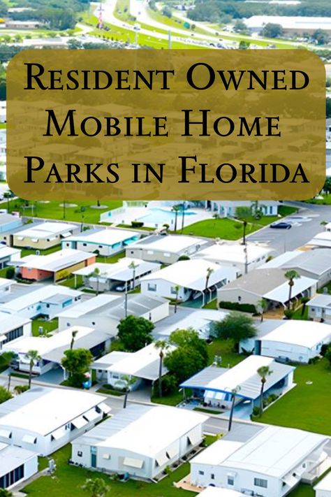Resident Owned Mobile Home Parks in Florida Mobile Home, Home, Exterior, Florida, Ideas, Mobile Home Parks, Petersburg Florida, Brooksville Florida, Parks
