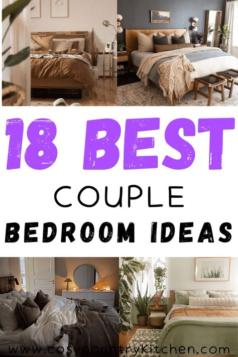 18 Cozy Bedroom Ideas For Couples You Will Fall In Love With Bedrooms For Couples, Small Bedroom Ideas For Couples Cozy, Small Bedroom Ideas For Couples, Adult Bedroom Ideas For Couples Cozy, Bedroom Ideas For Couples Cozy, Cute Apartment Ideas For Couples, Bedroom Decor For Couples, Couple Room Ideas Bedrooms Married, Bedroom Decor Master For Couples