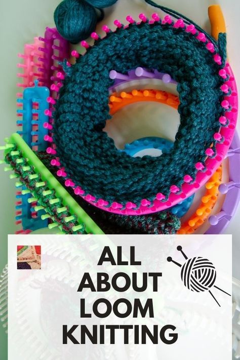 Here is everything you want to know about loom knitting! You will find loom knitting for beginners, loom knitting stitches, and many types of looms, such as the long loom, circle, and flower loom. Loom Knit, Loom Knitting Patterns, Quilting, Crochet, Round Loom Knitting, Loom Knitting Stitches, Loom Knitting For Beginners, Loom Knitting Projects, Loom Knitting Patterns Hat