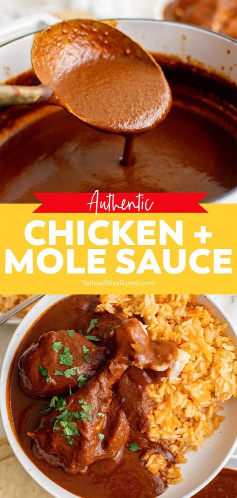 Mole, Chicken Recipes, Dips, Enchiladas, Chicken Mole Recipe Dona Maria, Recipes With Mole Sauce, Chicken Mole Recipe, Mexican Chicken Mole, Chicken Dishes