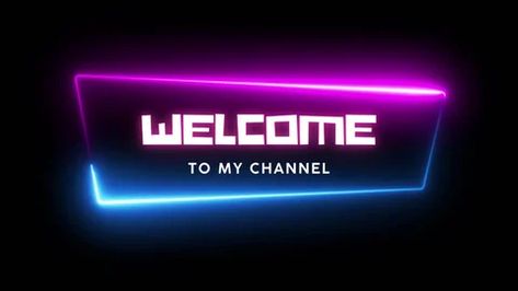 Welcome to my channel video animation Banner Design, Youtube, Cristiano Ronaldo, Youtube Banners, Youtube Banner Design, Youtube Banner Template, Youtube Logo, Youtube Names, Youtube Channel Ideas