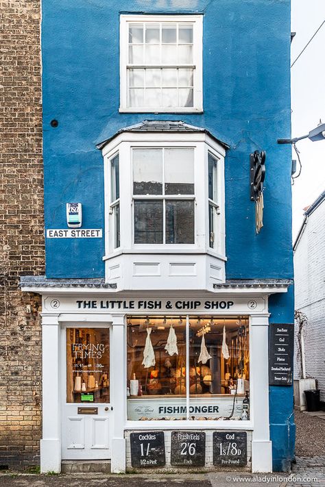 Fish and Chip Shop in England England, Architecture, London, Coastal Towns, Seaside Towns, Seaside Shops, Quaint, Hallsville, London Blog