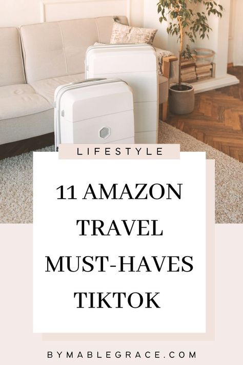 11 Amazon Travel Must-Haves TikTok Summer, Ideas, Coachella, Wanderlust, Paris, Disney, Travel Must Haves, Travel Essentials For Women, Must Have Travel Accessories