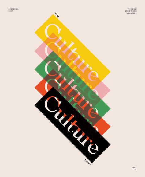 Interior page from the 2017 Culture issue - Gail Bichler Graphic Design, Graphic Design Posters, Layout, Web Design, Graphic Design Trends, Graphic Design Layouts, Graphic Design Typography, Graphic Design Inspiration, Graphic Design Illustration