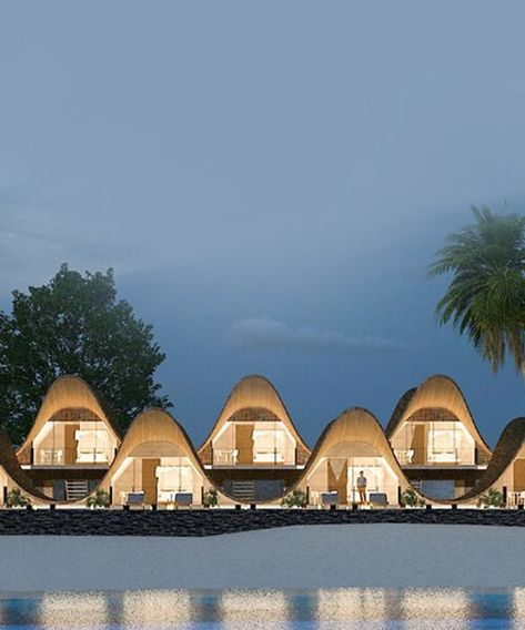 Architecture, Hotel Architecture, Resort Concept Architecture Ideas, Bamboo Architecture, Resort Architecture, Architecture Design Concept, Resort Design Plan, Architecture Plan, Resort Plan