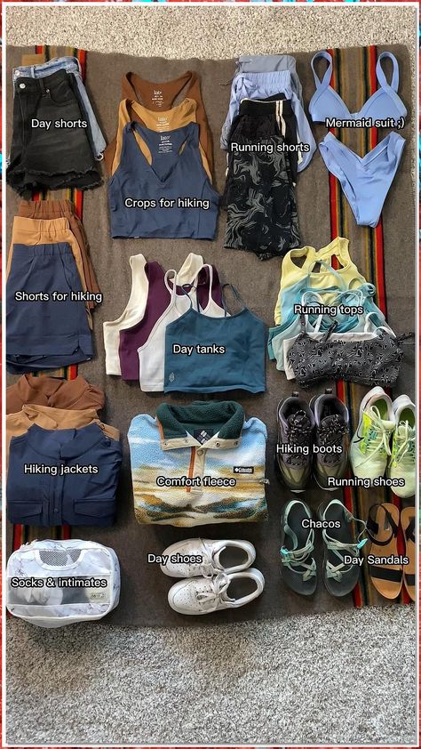 Looking for the perfect camping outfit? Look no further than the literary style camping outfit. This outfit features everything you need to enjoy a camping trip in style. Fitness, Summer Outfits, Summer Camp Outfits, Cute Hiking Outfit, Camping Outfits, Workout, Clothes For Women, How To Wear, Cute Casual Outfits