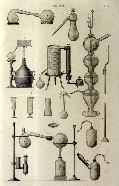 Design, Alchemy, Science Equipment, Science Lab, Science Illustration, Distillation, Science Art, Scientific Discovery, Lab Equipment