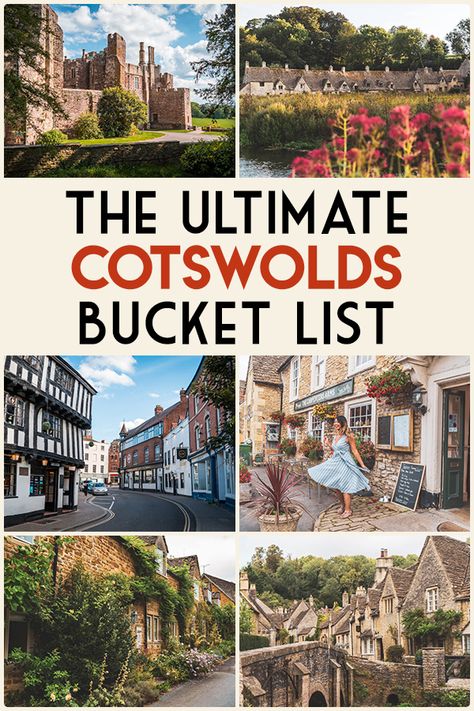 A must-save roundup of all the most amazing places to visit in the Cotswolds, including quaint Cotswold villages, beautiful Cotswold towns and other wonderful things to do in th Cotswolds, England. #england #cotswolds Oxford, Trips, Wanderlust, Euro, London England, England, British, London, Scotland Trip