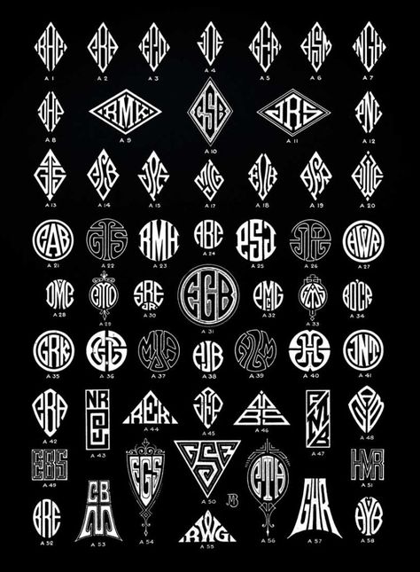 Design, Logos, Monogram Logo Design, Monogram Logo, Monogram Fonts, Monogram Design, Unique Logo Design, Lettering Design, Typographic Logo
