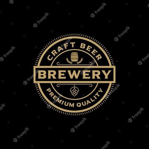 Doughnut, Beer, Logos, Vintage, Brewery Logo, Brewing Company, Beer Brewing, Logo Restaurant, Brewery