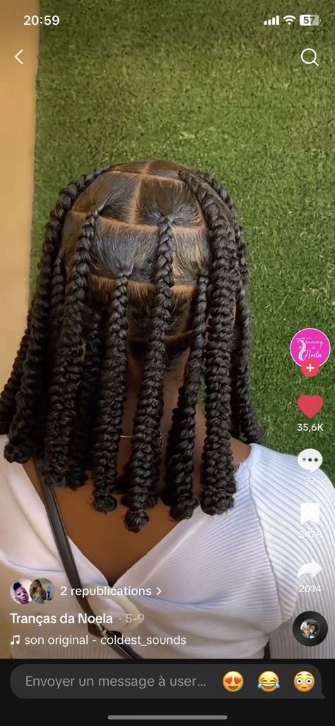 Outfits, Plait Styles, Box Braids, Hairstyle, Plait Hair, Protective Styles, Haar, Peinados, New Braid Styles