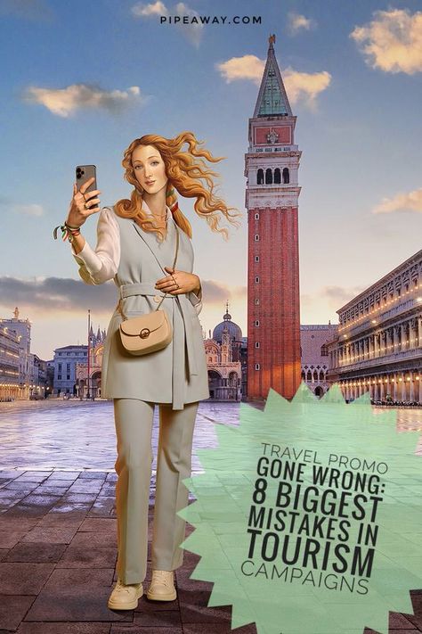 Venus in Venice, a renaissance icon posing as influencer, is the head star of Italy's "Open to Meraviglia" tourism campaign that caused controversy as soon as it launched. Read about embarrassing mistakes that followed this newest add-on to the collection of the world's biggest tourism marketing flops! Italy, Trips, Uni, Zagreb, Icon, Campaign, Open, School, Collection