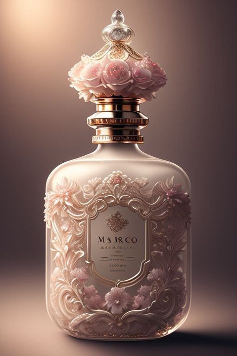 floral perfumes #perfume #fragrance #vintage #aesthetic #inspiration Vintage, Ideas, Pink, Design, Hoa, Kuku, Ouzo, Glas, Make Up