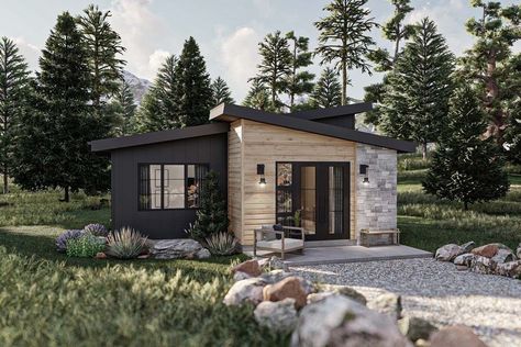Design, House Plans, Architecture, House Design, Best House Plans, Modern Tiny House, One Bedroom House Plans, Contemporary House Plans, One Bedroom House