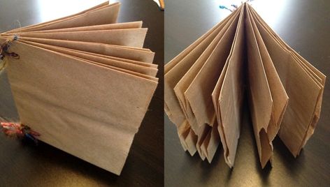 Paper Bag Scrapbook, How To Make A Paper Bag, Paper Bag Books, Paper Bag Album, Paper Bag Crafts, Paper Bag, Paper Projects, Diy Paper Bag, Bookbinding