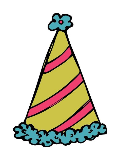 Tattoos, Doodles, Birthday, Birthday Hat Png, Birthday Clipart, Party Clipart, Birthday Hat, Holiday Clipart, Birthday Party Hats