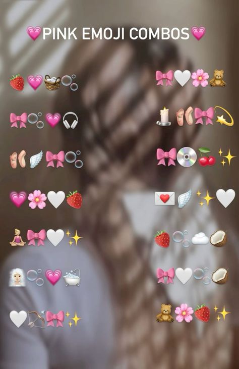 💗Pink emoji combos💗 Instagram, Iphone, Emoji For Instagram, Pink Instagram, Instagram Emoji, Instagram Icons, Emoji Combinations, Cute Emoji Combinations, Instagram Graphics