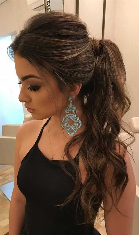 Looking for the perfect hairstyle to complete your look this spring and summer? As the weather is getting warmer, ponytail is ideal for warm... Long Hair Styles, Ponytail Hairstyles, Wedding Hairstyles, Wedding Ponytail Hairstyles, Bridal Ponytail, High Ponytail Hairstyles, Prom Hairstyles For Long Hair, Wedding Ponytail, Long Hair Ponytail