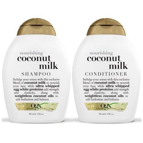 OGX Nourishing Coconut Milk Shampoo  Conditioner 13 Ounce >>> Click image to review more details. Make Up, Haar, Ogx, Ogx Shampoo, Natural Hair Styles, Makeup, Healthy Hair, Ogx Hair Products, Coconut