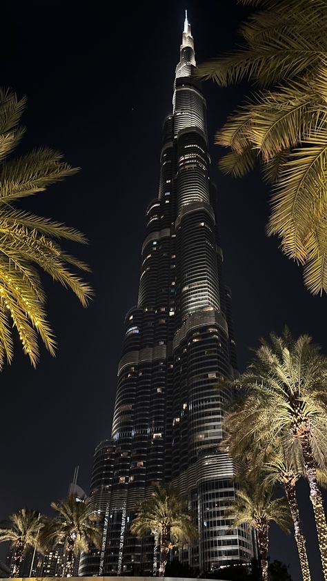 Dubai, Burj Khalifa, Dubai Aesthetic, Dubai Lifestyle, Dubai Travel, Dubai Vacation, Kota, City View Night, Night City
