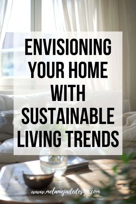 Embrace eco-friendly elegance with the latest sustainable living trends for your home. From natural materials to energy-saving designs, learn how to make your space greener without sacrificing style. Perfect for eco-conscious homeowners looking to make a positive impact. #SustainableLiving #EcoHome #GreenDesign Design, Eco Friendly Living Sustainable Design, Eco Friendly Living, Sustainable Design, Eco House, Eco Conscious, Eco Friendly, Brighten Room, Eco System