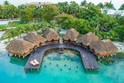Top 5 Overwater Bungalows in Belize – Belize Adventure Beach Resorts, Youtube, Belize City, Beach Cabana, Belize Resorts, Oceanfront, Inclusive Resorts, Caribbean Vacations, Southern Belize