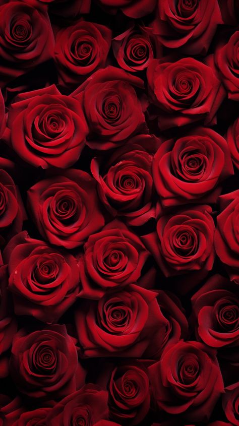 Red roses phone wallpaper - by OpalDesigns Red Roses Wallpaper Iphone Backgrounds, Red Wallpaper, Red Aesthetic, Red Roses Wallpaper, Red Flower Wallpaper, Red Asthetics Wallpaper, Rose Background, Rose Wallpaper, Flower Phone Wallpaper