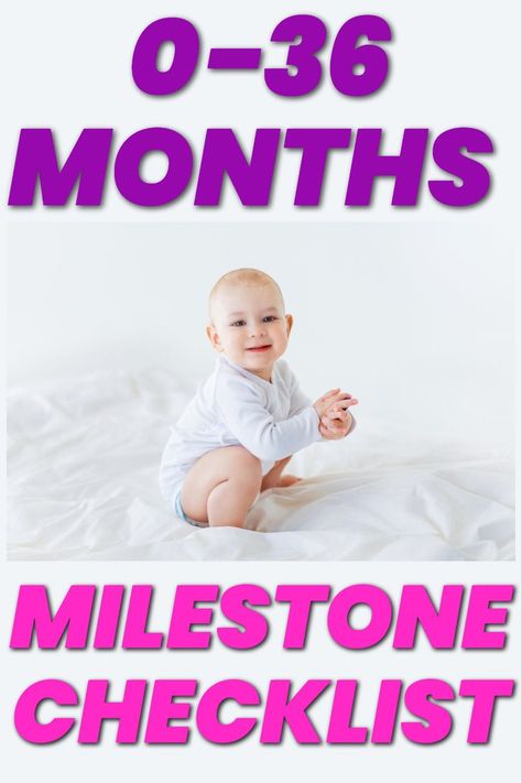 Do you know what baby and toddler milestones to expect from 0-36 months?  This developmental checklist is perfect for new moms to help keep track of infant and toddler development.  Bring this toddler checklist to doctor appointments or keep a copy for your baby book. Montessori, Toddler Development, Humour, Parents, Baby Care Tips, Baby Development Activities, Baby Development, Baby Hacks, Developmental Milestones Checklist