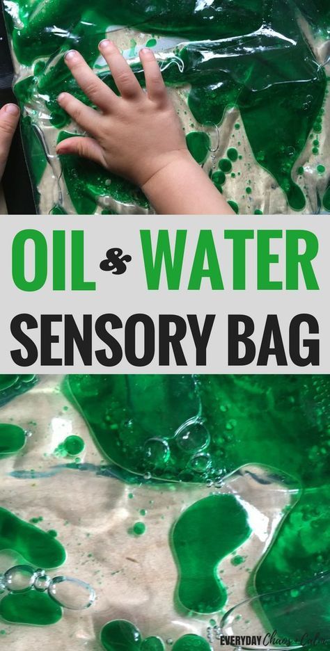 Try this mess free sensory play idea- make your own oil and water sensory bag! Great activity for babies! Pre K, Montessori, Diy, Sensory Bags, Sensory Crafts, Sensory Bag, Sensory Activities Toddlers, Kids Sensory, Baby Sensory Play