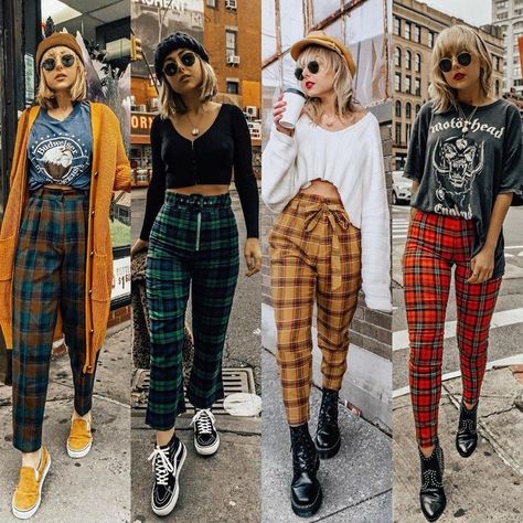 American Style on Instagram: “Which outfit would you add to your shopping list? credit @nicolealyseee #americanstyle #ootd #outfit #style #fashion #shopping #fall ❤️” Grunge, Casual, Outfits, Fashion, Gaya Hijab, Kaos, Style, Mode Wanita, Model