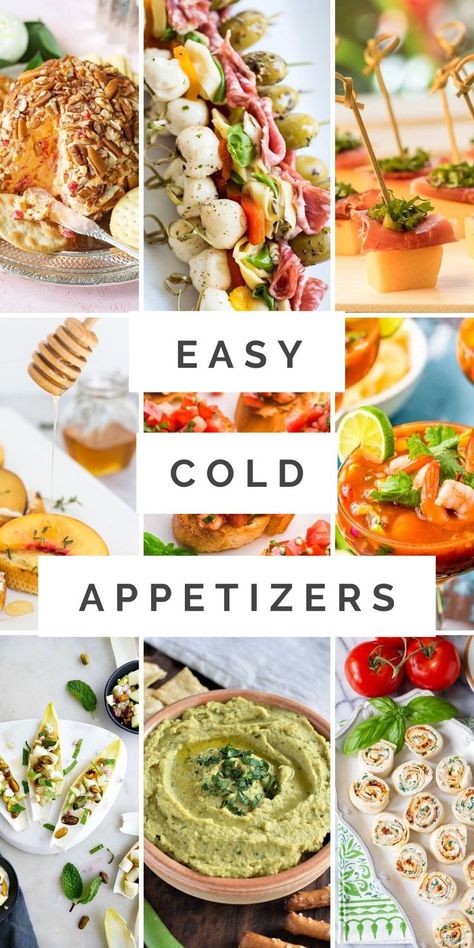 Parties, Dips, Make Ahead Cold Appetizers, Cold Appetizers Easy, Appetizer Recipes Cold, Make Ahead Appetizers, Easy Make Ahead Appetizers, Potluck Appetizers, Cold Party Appetizers