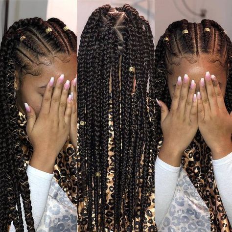 winter protective natural hairstyles for kids Braided Hairstyles, Braided Hairstyles For Black Women, Box Braids Hairstyles, Braids For Kids, Kids Braided Hairstyles, Braids For Black Hair, Black Girl Braided Hairstyles, Girls Hairstyles Braids, Natural Hairstyles For Kids