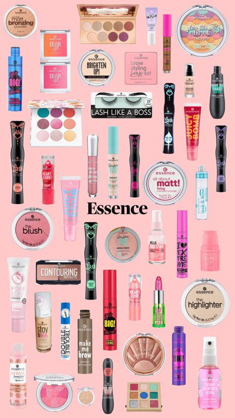 some essence cutouts for you #essence Eye Make Up, Essence Cosmetics, Essence, Makeup Brands, Best Essence Products, Essence Makeup, Bronzing Powder, Makeup Items, Makeup Needs