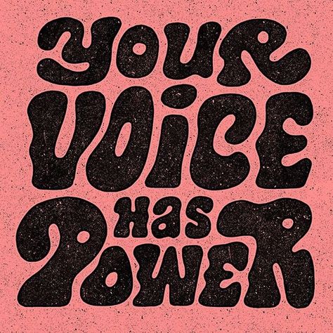 Typography, Typographic Design, Social Justice Quotes, Justice Quotes, Social Justice, Your Voice, Social Change, Lettering, Vision Board