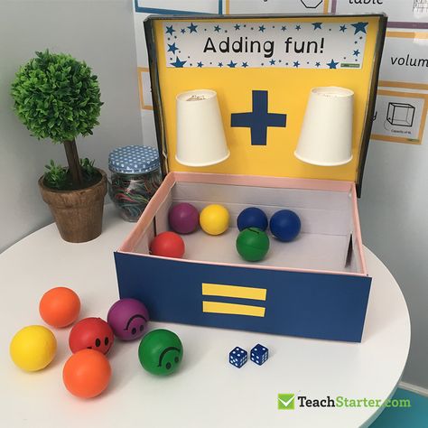 10 Easy, Simple Addition Activities for Kids | Teach Starter Pre K, Toddler Learning Activities, Montessori, Addition Activities Preschool, Math For Kids, Math Activities Preschool, Addition Activities, Preschool Learning Activities, Addition Fun