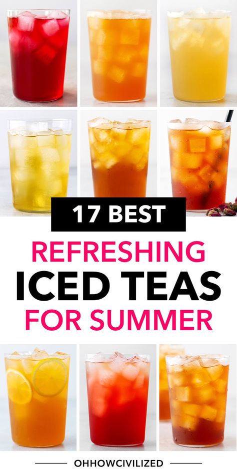 Smoothies, Cold Drinks, Desserts, Cold Drinks Recipes, Healthy Drinks Recipes, Summer Iced Tea Recipes, Tea Drink Recipes, Best Iced Tea Recipe, Drink Recipes Nonalcoholic