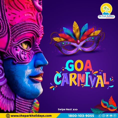 Goa Carnival is an annual festival that takes place in the state of Goa, India, just before the Christian season of Lent. The carnival is a colorful and lively event that is celebrated for three to four days, usually in February or March. Visit us to book your stay now: 📲 1800 103 9055 👩🏻‍💻 www.theparkholidays.com @theparkholidays . . . . #travelblogger #landscape #summer #theparkholidaysinternational Goa, Summer, India, Goa Carnival, Goa India, Trip, Dubai Travel, Event, Resort