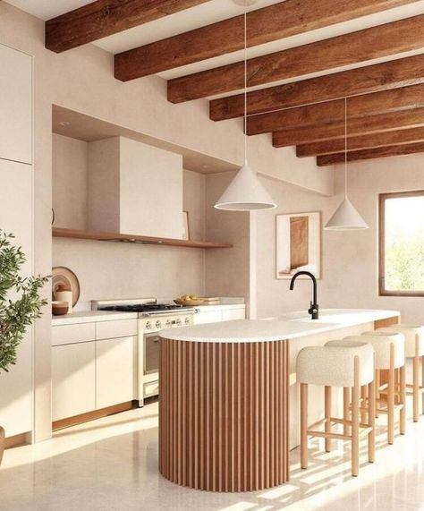 13 Japandi Kitchen Design Ideas for Your Next Remodel Project - StoryNorth House Design, Interiors, Home Interior Design, Interior Design Kitchen, Interior, Design Room, Interieur, House Interior, House Design Kitchen