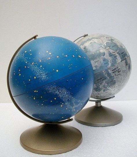 Constellations globe Inspiration, Decoration, Vintage, Moon Globe, Vintage Moon, Stars And Moon, Celestial, Vintage Globe, Globe
