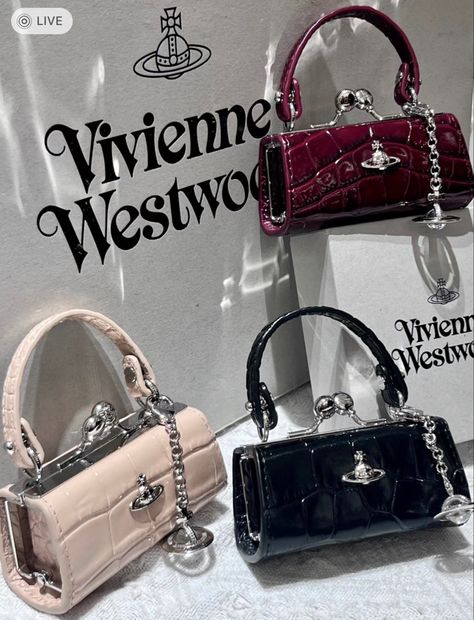 Vivienne Westwood FW23 orb bag pink red and black Vivienne Westwood, Vivienne Westwood Bags, Vivienne Westwood Jewellery, Luxury Bags Collection, Girly Bags, Bags Aesthetic, Fancy Bags, Bags Designer Fashion, Pretty Bags