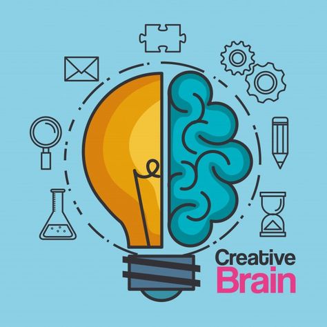 Idea de cerebro creativo innovación bomb... | Premium Vector #Freepik #vector #fondo #tecnologia #educacion #luz Design, Technology Icon, Innovation, Education Logo, Brain Logo, Brain Icon, Brainstorm, Graphic Design Illustration, Brain Poster