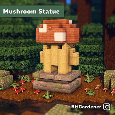 BitGardener on Instagram: “Hello again everyone! Here are some simple statues I made that you can pretty easily build in your survival worlds. The block palette of…” Minecraft Crafts, Minecraft Building, Minecraft Statues, Minecraft Floor Designs, Minecraft Blueprints, Minecraft Plans, Minecraft Projects, Minecraft Blocks, Minecraft Farm